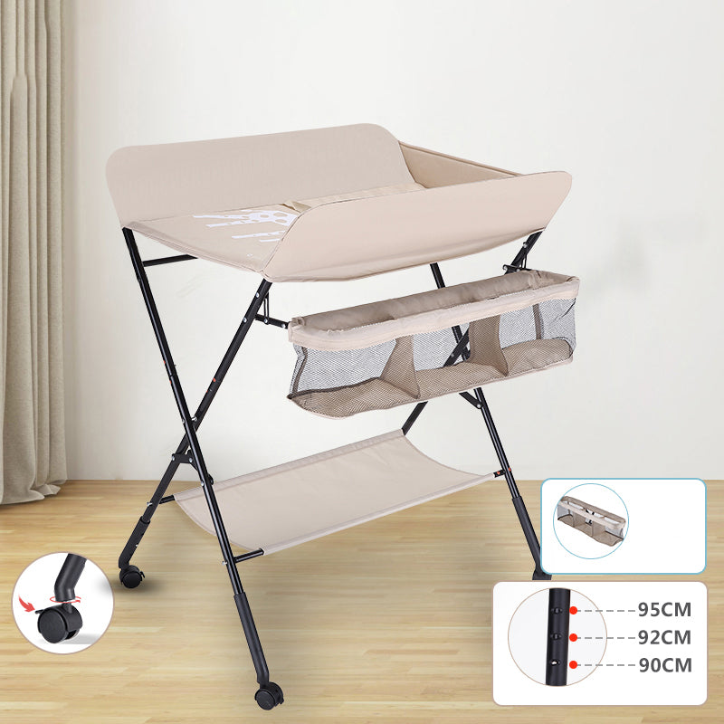 Modern Changing Table Matte Finish Baby Changing Table with Shelf