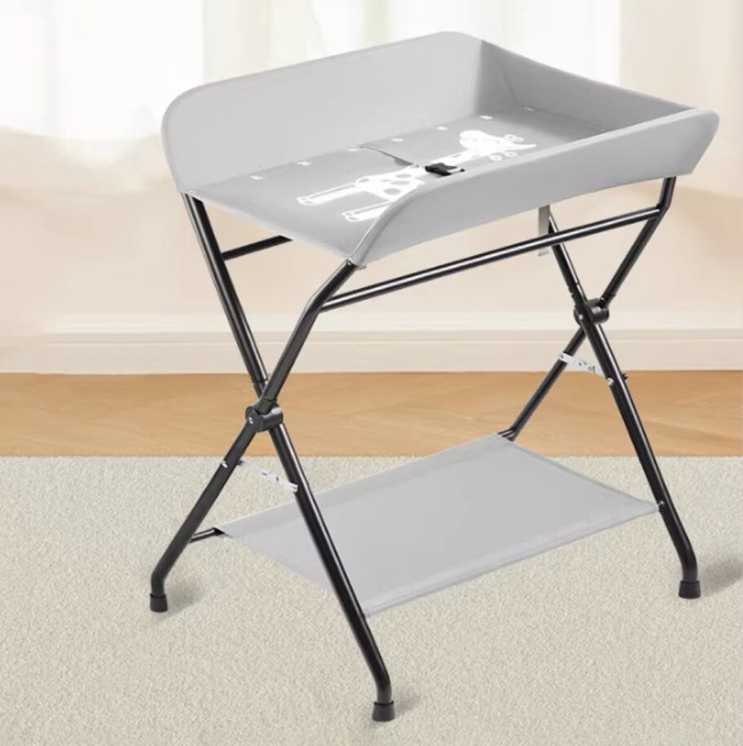 Modern Changing Table Matte Finish Baby Changing Table with Shelf