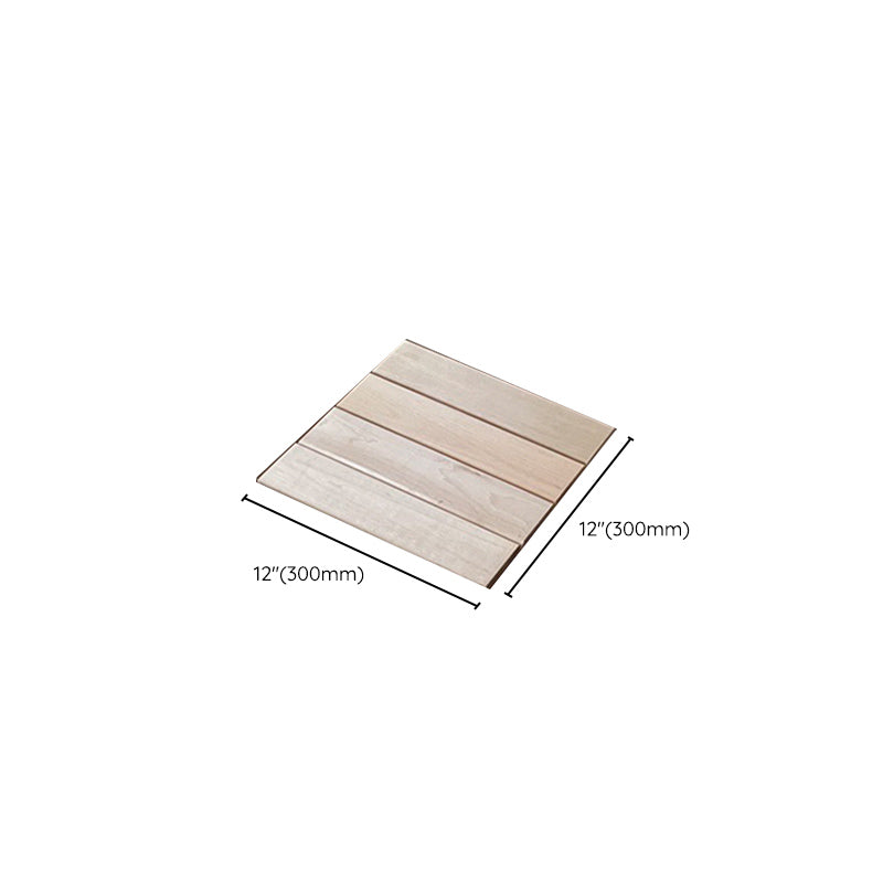 12" X 12" Square Wood Flooring Click-Locking Pine Wood Flooring Tiles