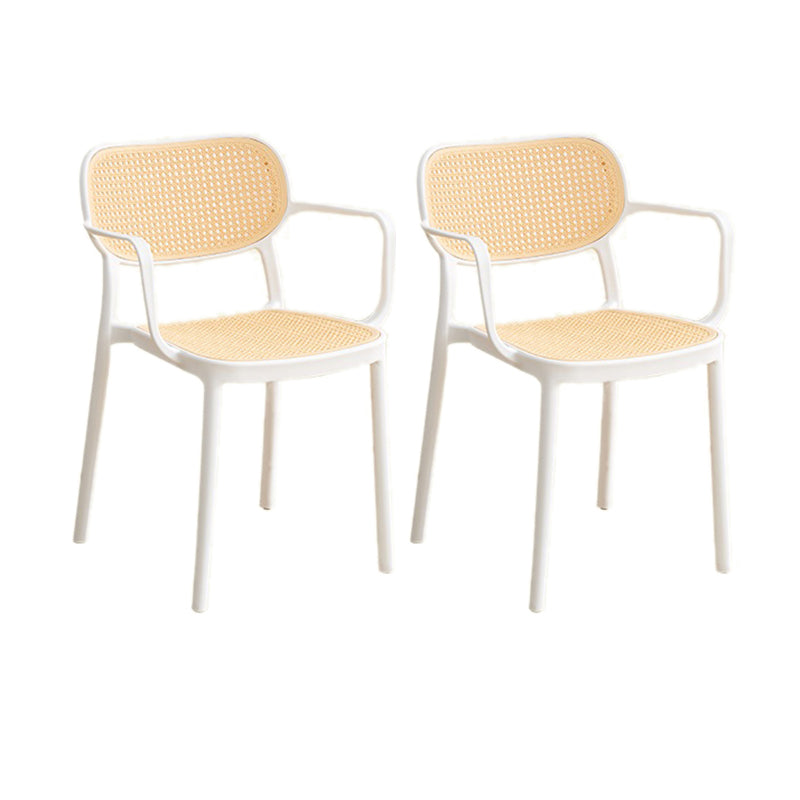 Plastic Outdoor Bistro Chairs Stacking Outdoors Dining Chairs
