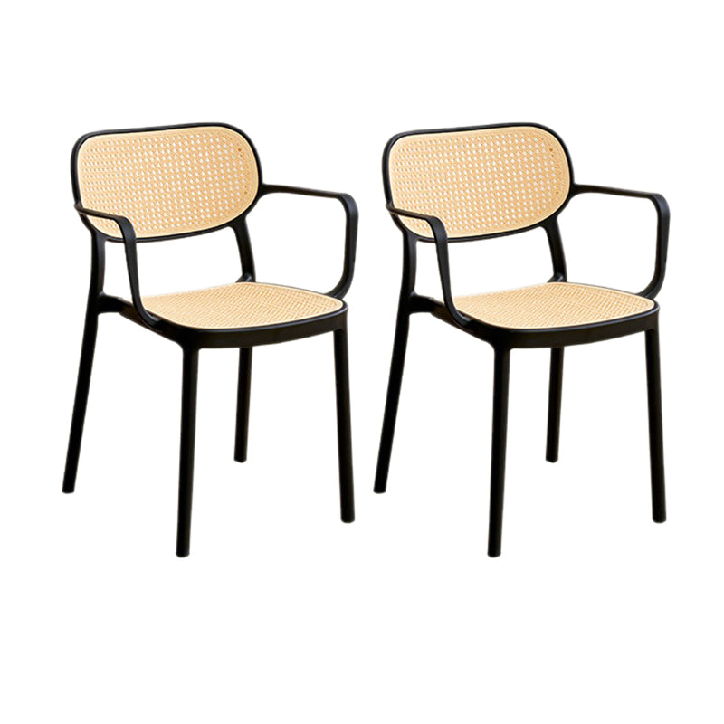 Plastic Outdoor Bistro Chairs Stacking Outdoors Dining Chairs