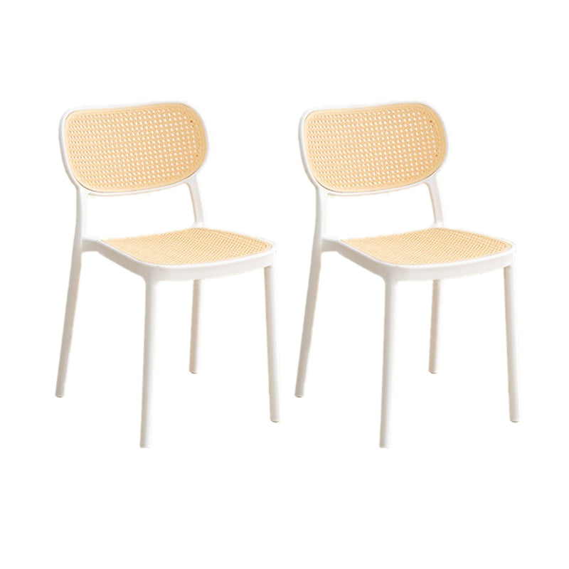 Plastic Outdoor Bistro Chairs Stacking Outdoors Dining Chairs