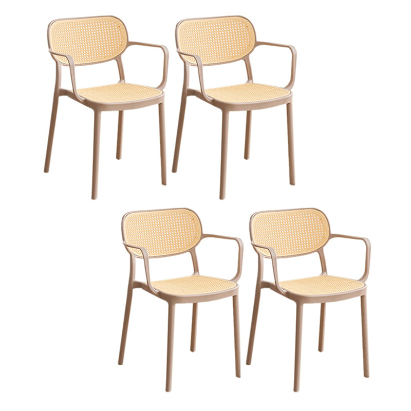 Plastic Outdoor Bistro Chairs Stacking Outdoors Dining Chairs