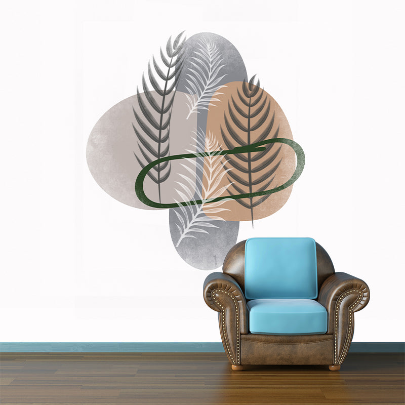 Abstract Illustration Mildew Resistant Mural Wallpaper Indoor Wall Mural