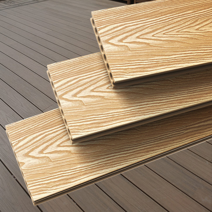 Embossed Composite Pattern Patio Flooring Tiles Nailed Deck Tile Kit Outdoor Patio