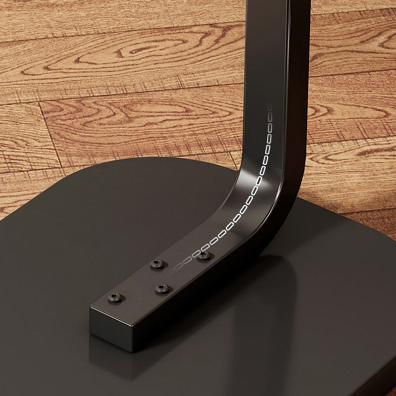 11" Wide Contemporary Corner Table Wood Oval Accent Side Table