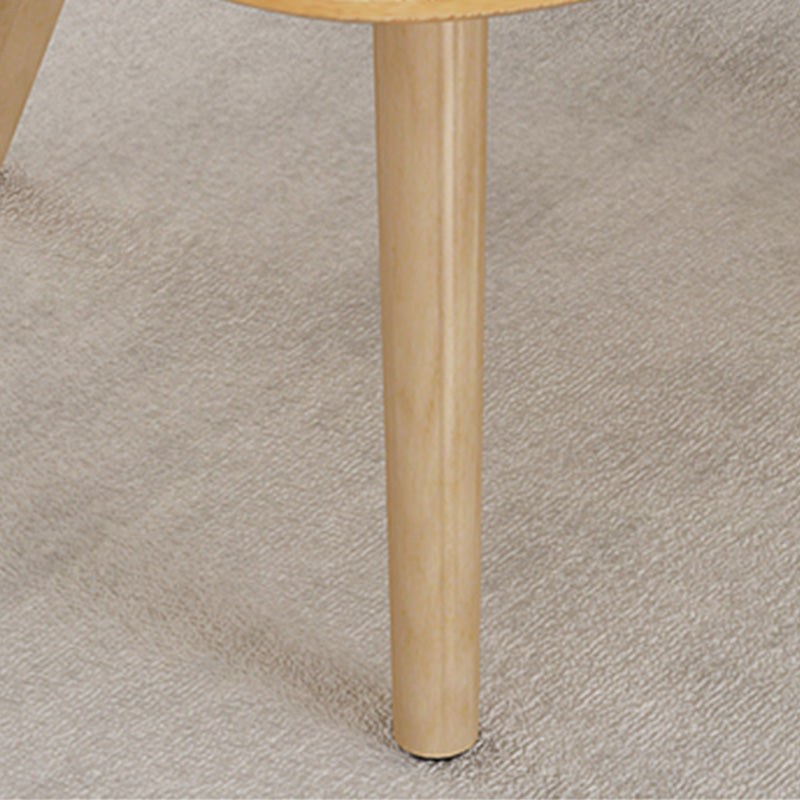 Solid Wood 3 Legs Coffee Table Set Modern Geometric Cocktail Table