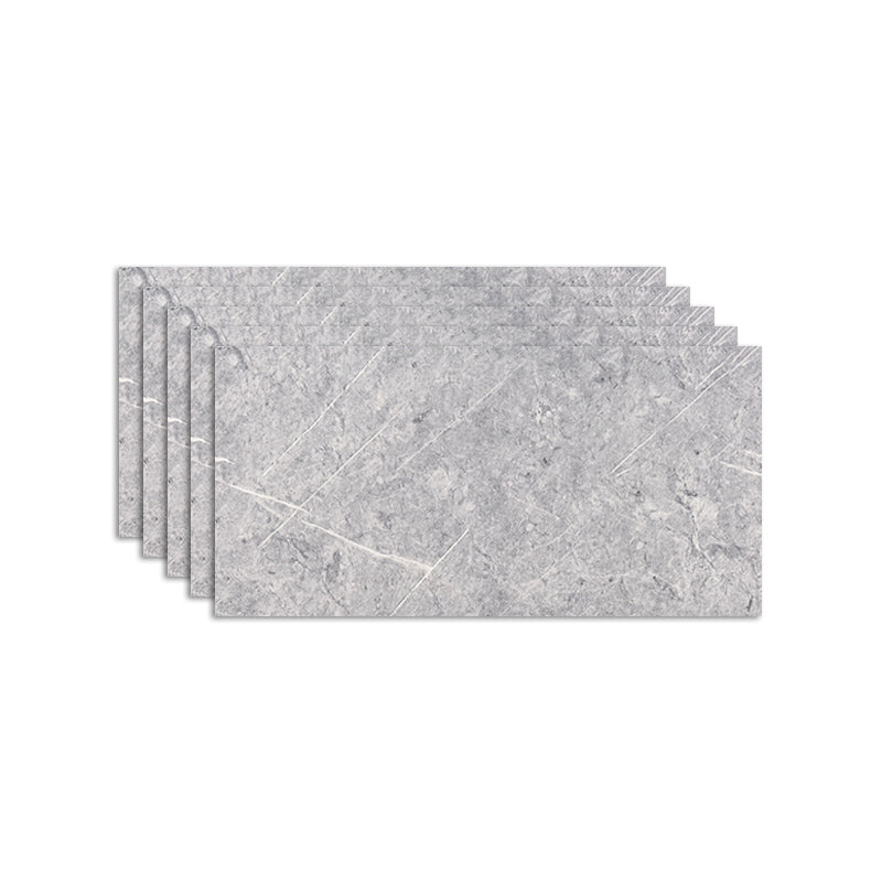 Modern Stain Resistant Tile PVC Singular Peel & Stick Tile for Backsplash Wall