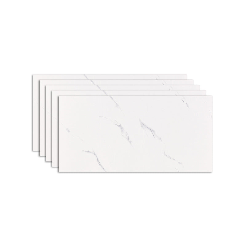 Modern Stain Resistant Tile PVC Singular Peel & Stick Tile for Backsplash Wall