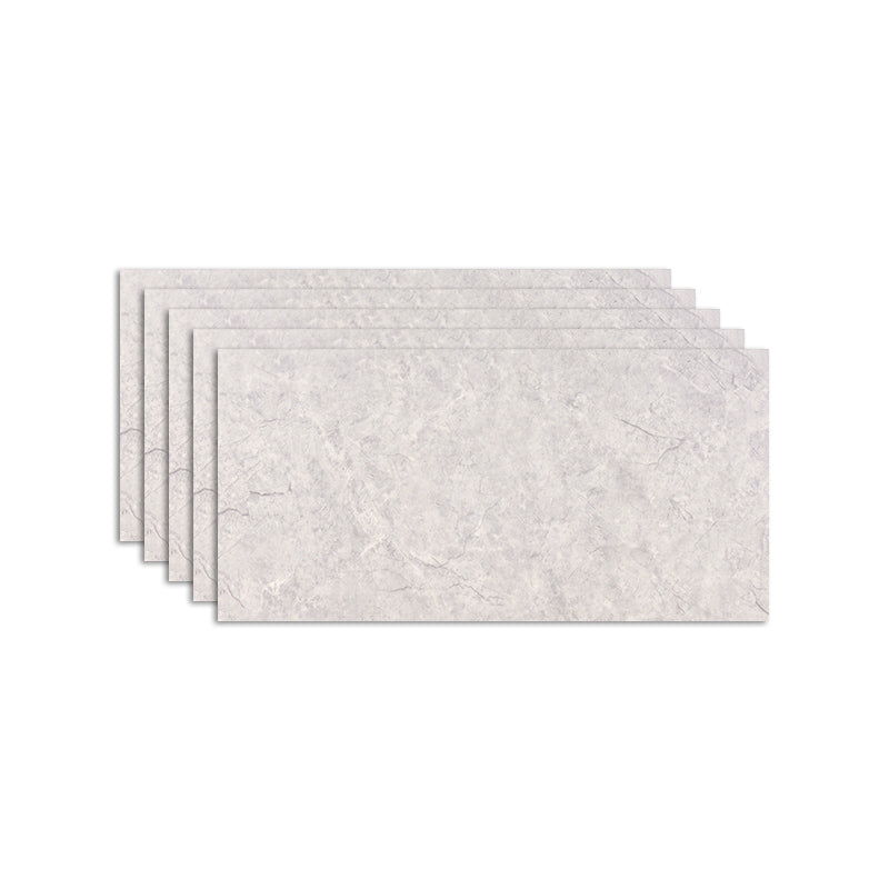 Modern Stain Resistant Tile PVC Singular Peel & Stick Tile for Backsplash Wall