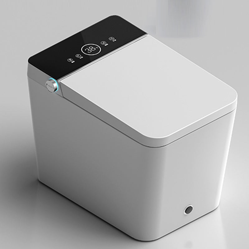 Modern Ceramic Flush Toilet Heated Seat Included Urine Toilet for Bathroom