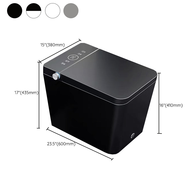 Modern Ceramic Flush Toilet Heated Seat Included Urine Toilet for Bathroom