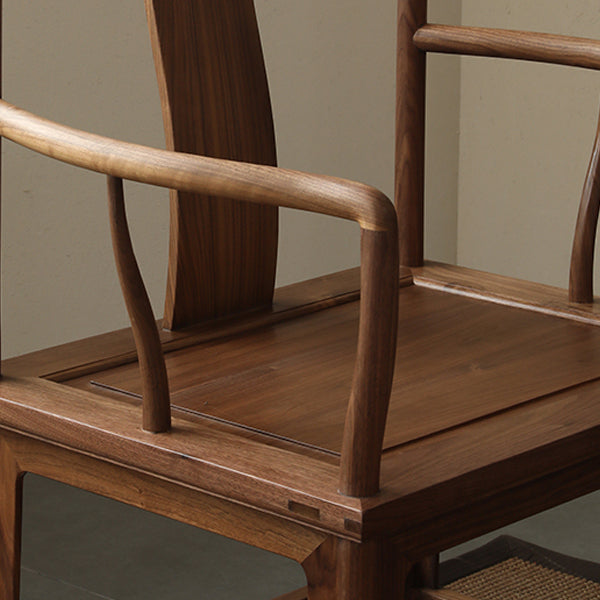 Modern Kitchen Dining Chair Solid Wood Open Back Dining Chair
