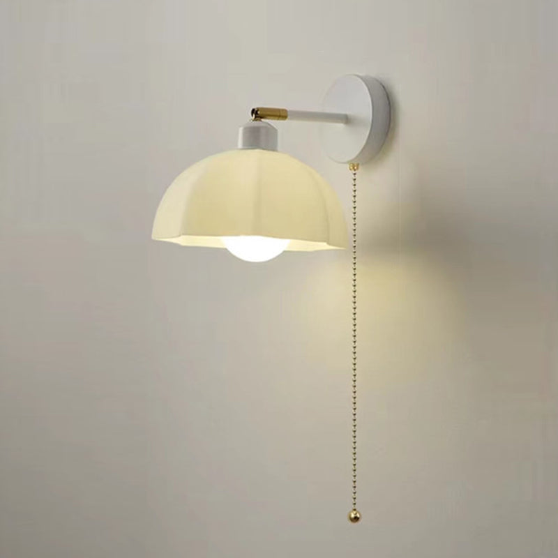 Creative Wall Light Fixture Modern Wall Light Sconce with Glass Shade for Bedroom