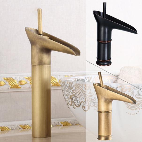 Country Wide Spread Bathroom Faucet Lever Vanity Sink Faucet