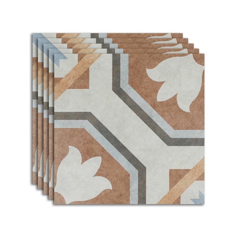 Patterned Floor and Wall Tile Contemporary Simple Floor and Wall Tile