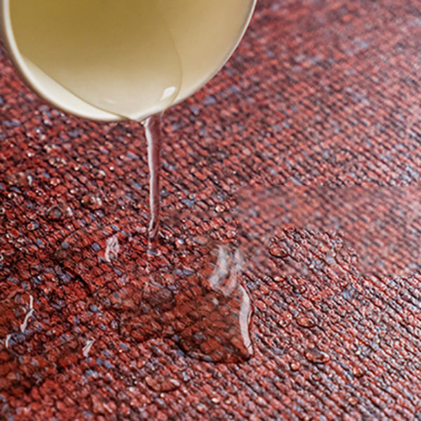 Square Plastic Floor Water Resistant Peel & Stick Floor Tile Floor Leather