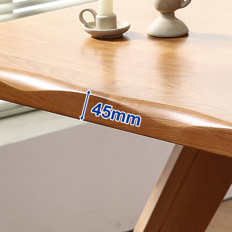 Brown 4 Legs Dining Room Dinner Kitchen Table Modern Dining Room Table