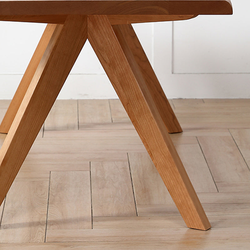 Brown 4 Legs Dining Room Dinner Kitchen Table Modern Dining Room Table