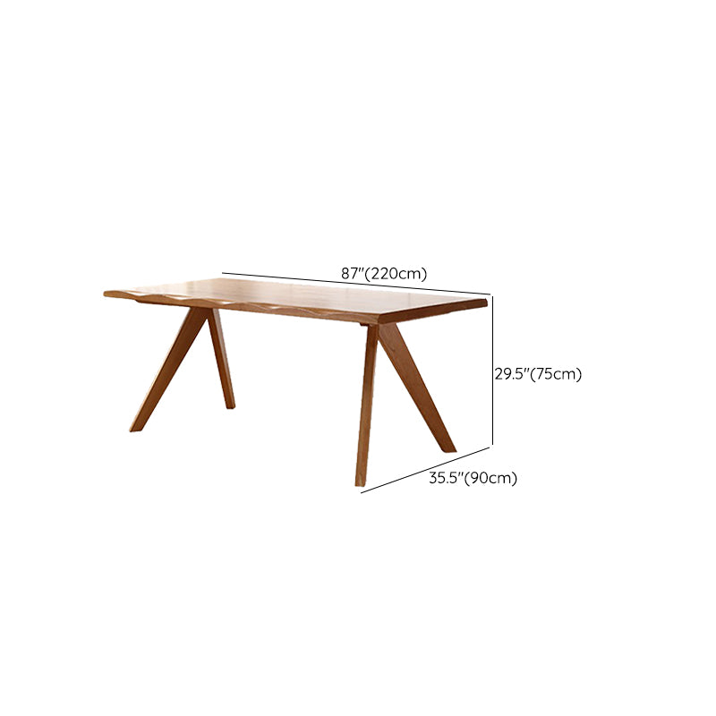 Brown 4 Legs Dining Room Dinner Kitchen Table Modern Dining Room Table