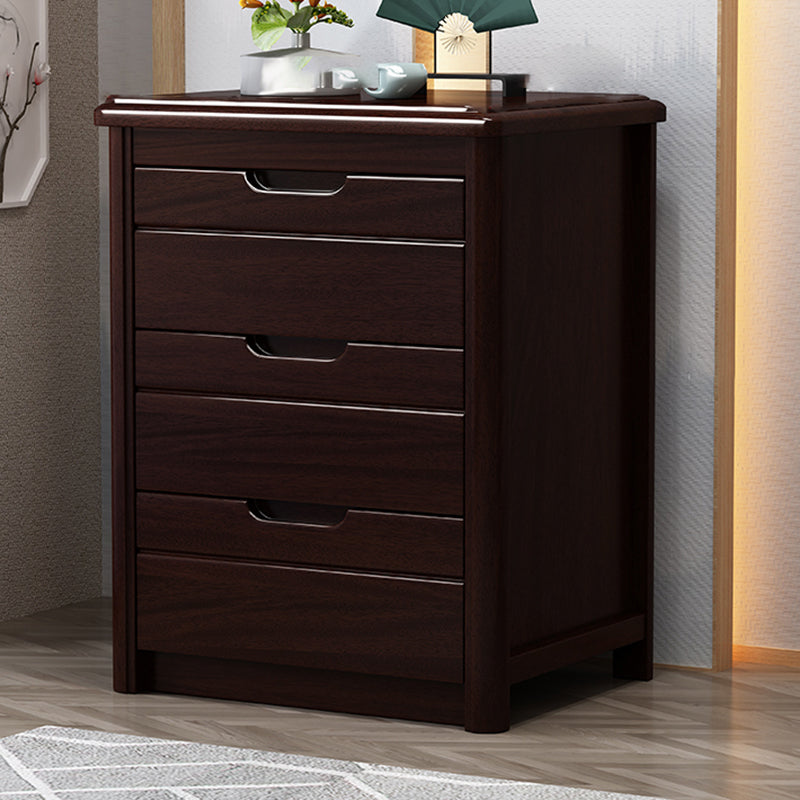 Vertical Chest Bedroom Solid Wood 16" W Storage Chest with Drawers