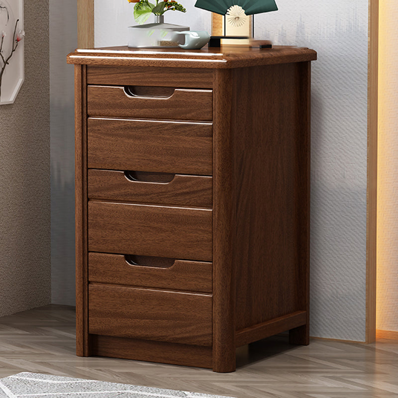 Vertical Chest Bedroom Solid Wood 16" W Storage Chest with Drawers