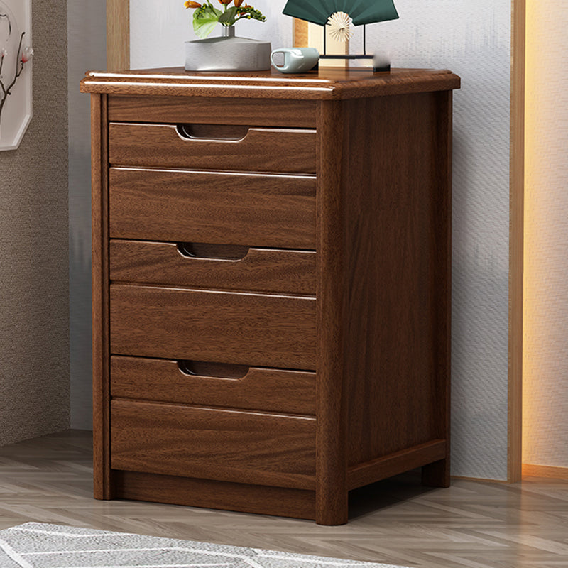 Vertical Chest Bedroom Solid Wood 16" W Storage Chest with Drawers