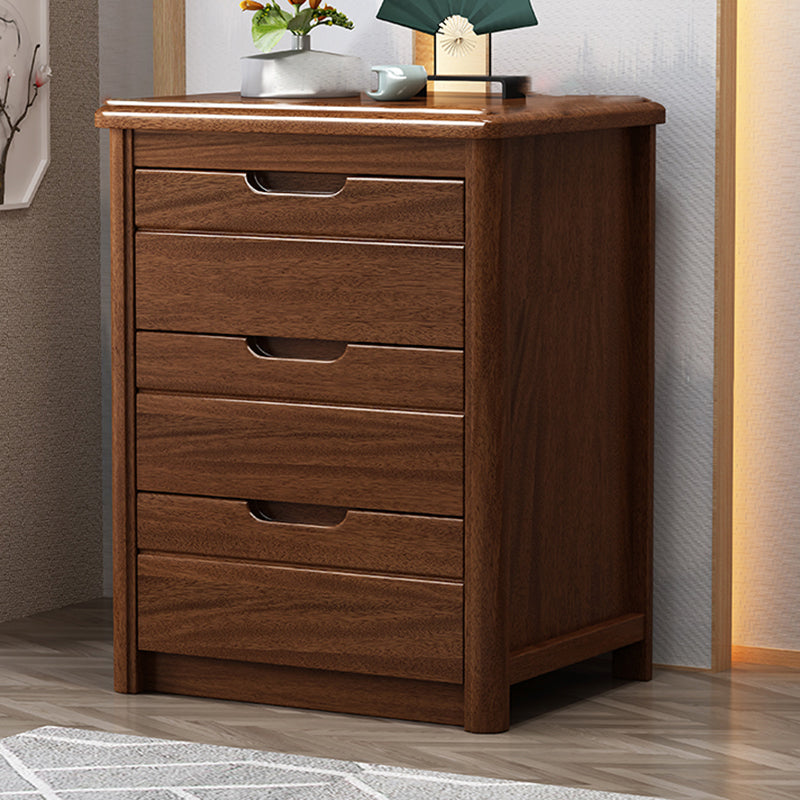 Vertical Chest Bedroom Solid Wood 16" W Storage Chest with Drawers