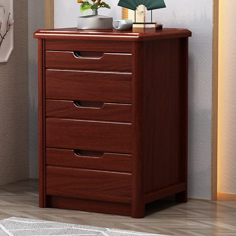 Vertical Chest Bedroom Solid Wood 16" W Storage Chest with Drawers