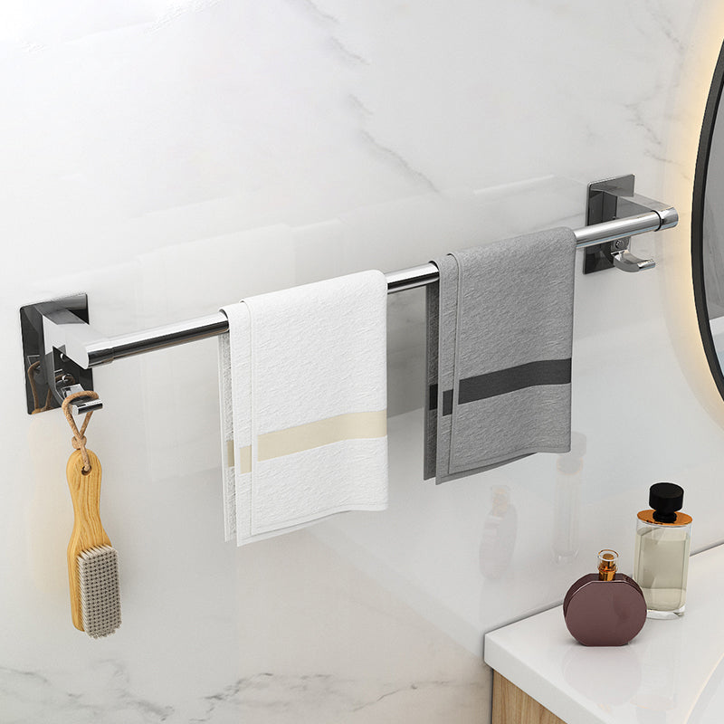 Polished Chrome Bathroom Accessory Set Modern Bath Shelf Anti-rust