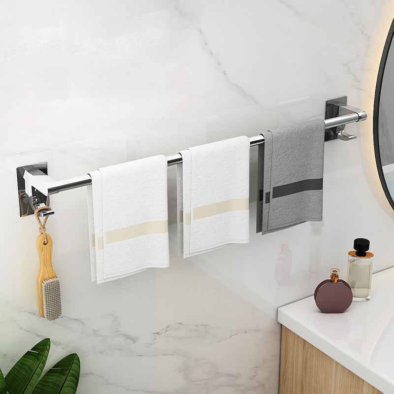 Polished Chrome Bathroom Accessory Set Modern Bath Shelf Anti-rust