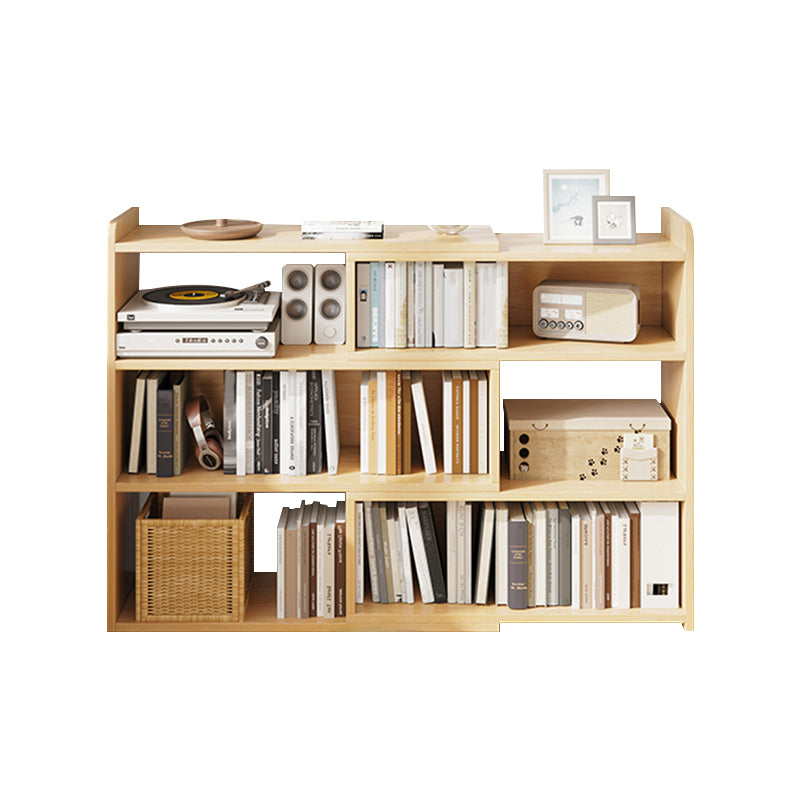 Engineered Wood Modern Bookcase Standard Open Back Bookshelf