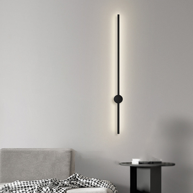 Modernism Metal Wall Mounted Sconce Black Wall Light for Living Room