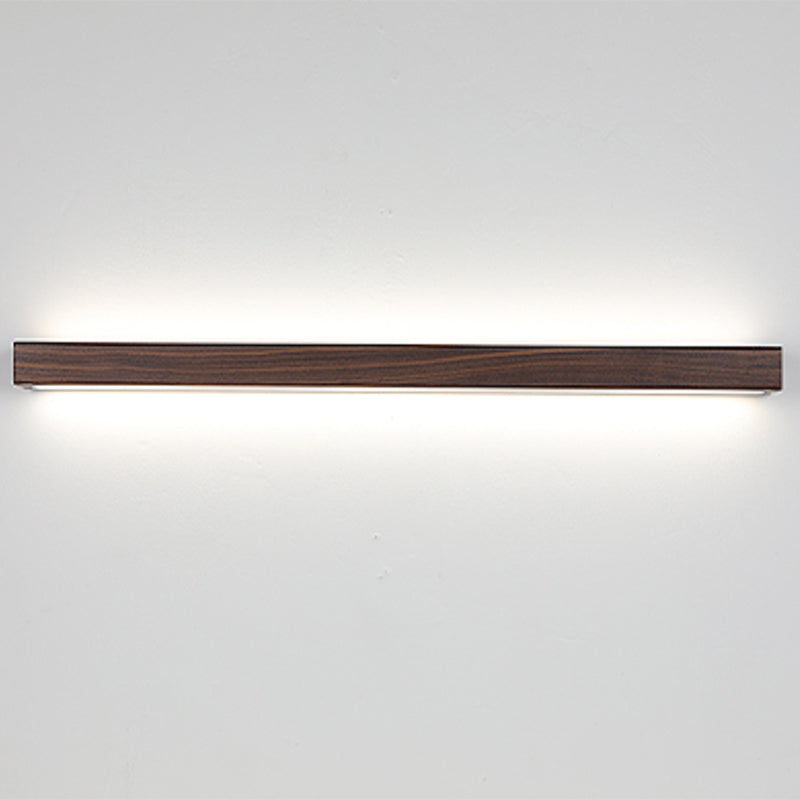 Contemporary Vanity Light Creative Wooden LED Wall Light Sconce for Washroom