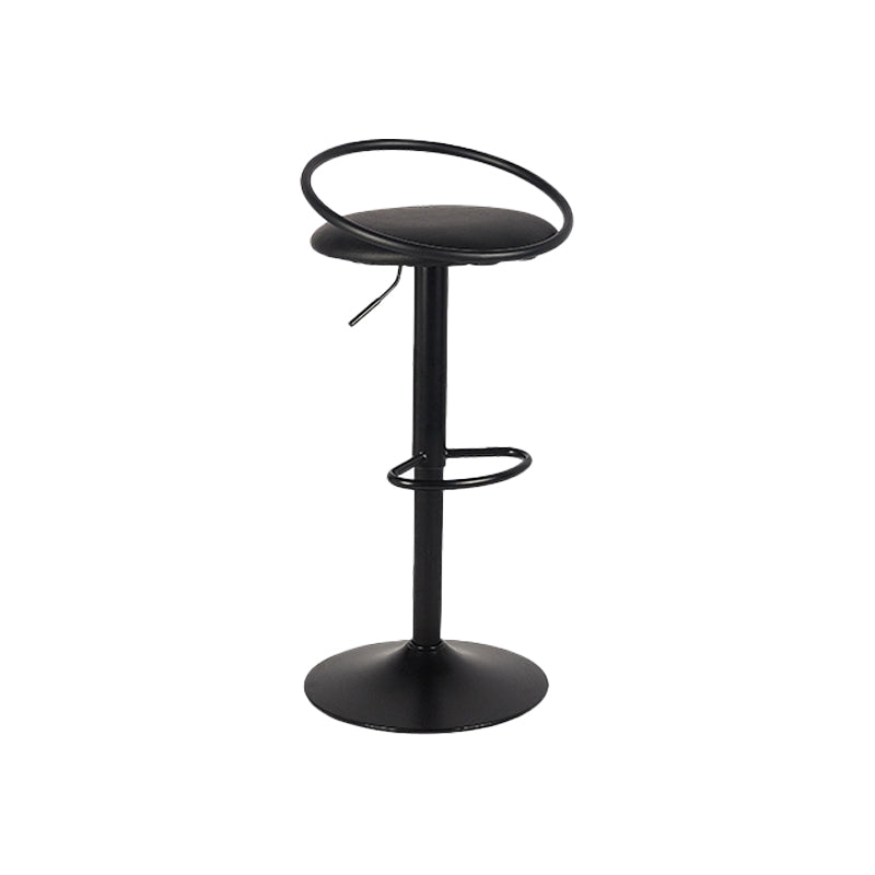 Indoor Metal Legs Bar Stool Adjustable Height Bar Stool with Footrest