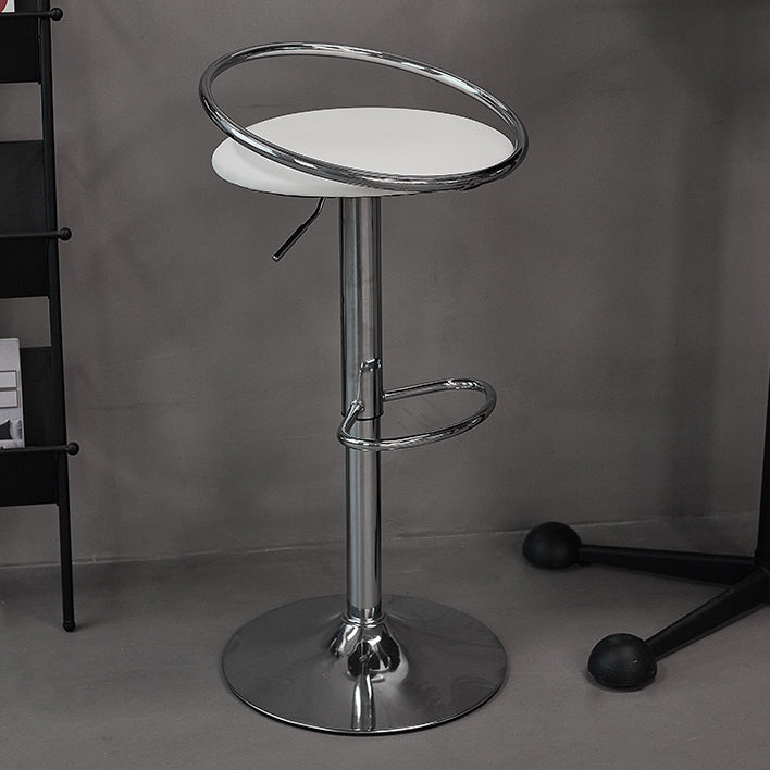 Indoor Metal Legs Bar Stool Adjustable Height Bar Stool with Footrest