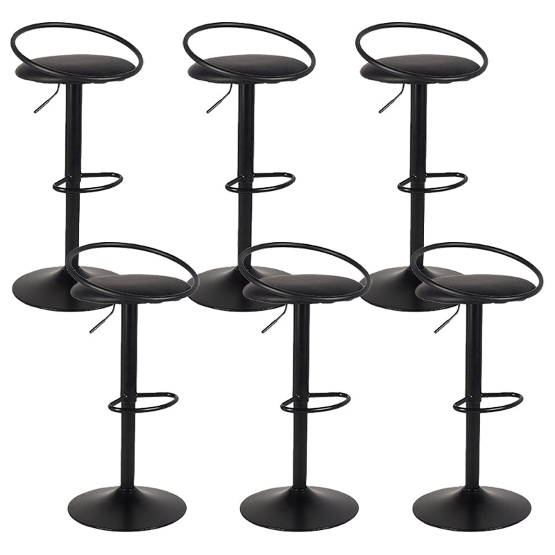 Indoor Metal Legs Bar Stool Adjustable Height Bar Stool with Footrest
