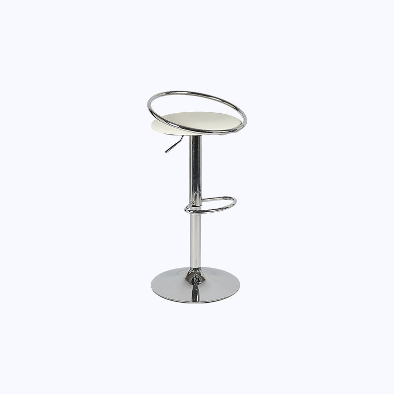 Indoor Metal Legs Bar Stool Adjustable Height Bar Stool with Footrest