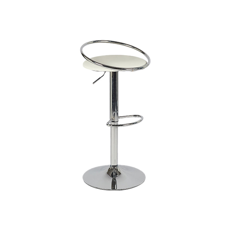 Indoor Metal Legs Bar Stool Adjustable Height Bar Stool with Footrest