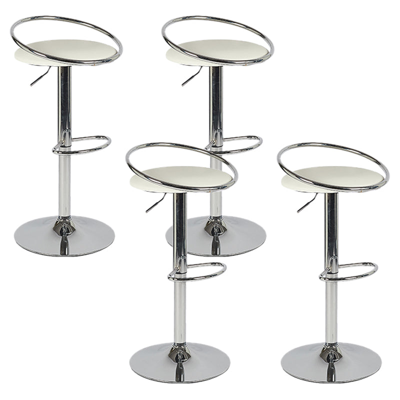 Indoor Metal Legs Bar Stool Adjustable Height Bar Stool with Footrest