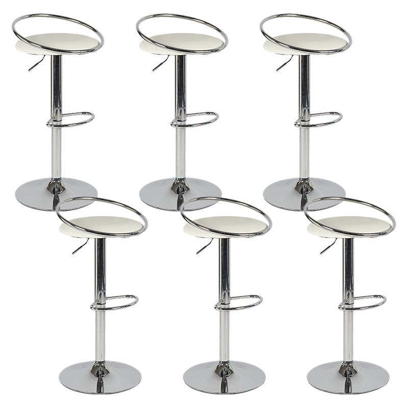 Indoor Metal Legs Bar Stool Adjustable Height Bar Stool with Footrest