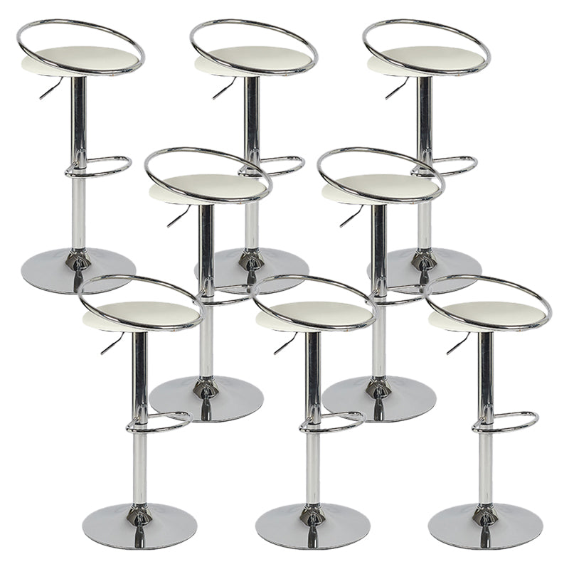 Indoor Metal Legs Bar Stool Adjustable Height Bar Stool with Footrest