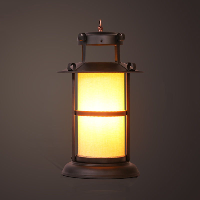 BRASS METAL BRASS Light Kerosène 1 Light Industrial Style Table Lampe For Dining Room