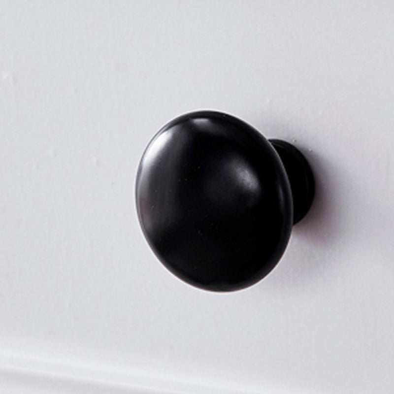 Contemporary Engineered Wood Storage Chest Home Chest in White with Drawers