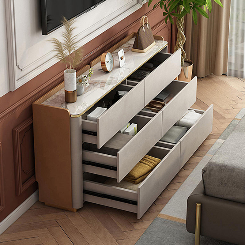 Stone Storage Chest Classic Glam 11.7 Inch Width Storage Chest Dresser