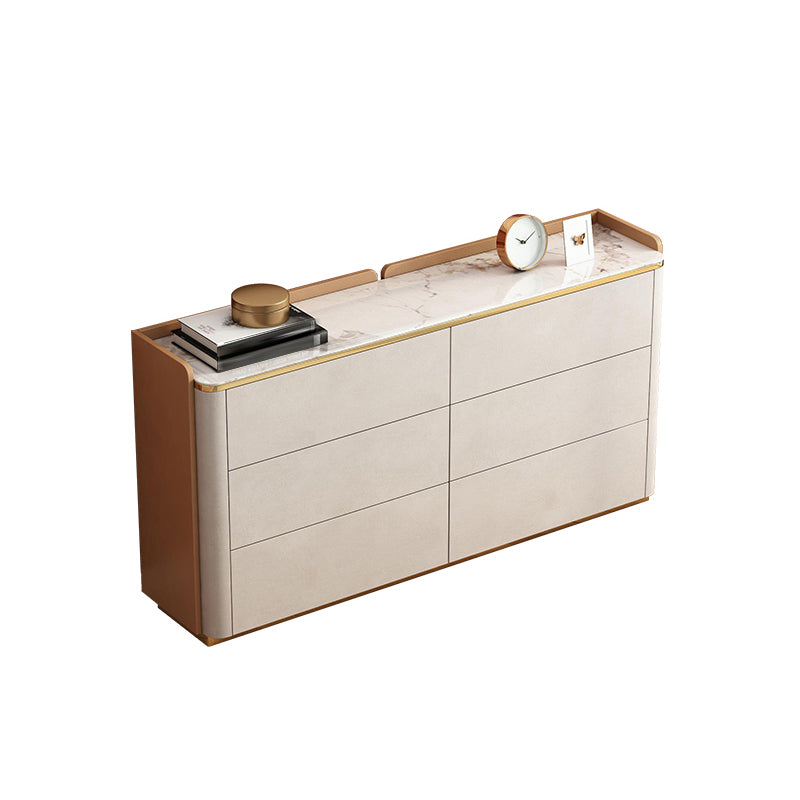 Stone Storage Chest Classic Glam 11.7 Inch Width Storage Chest Dresser