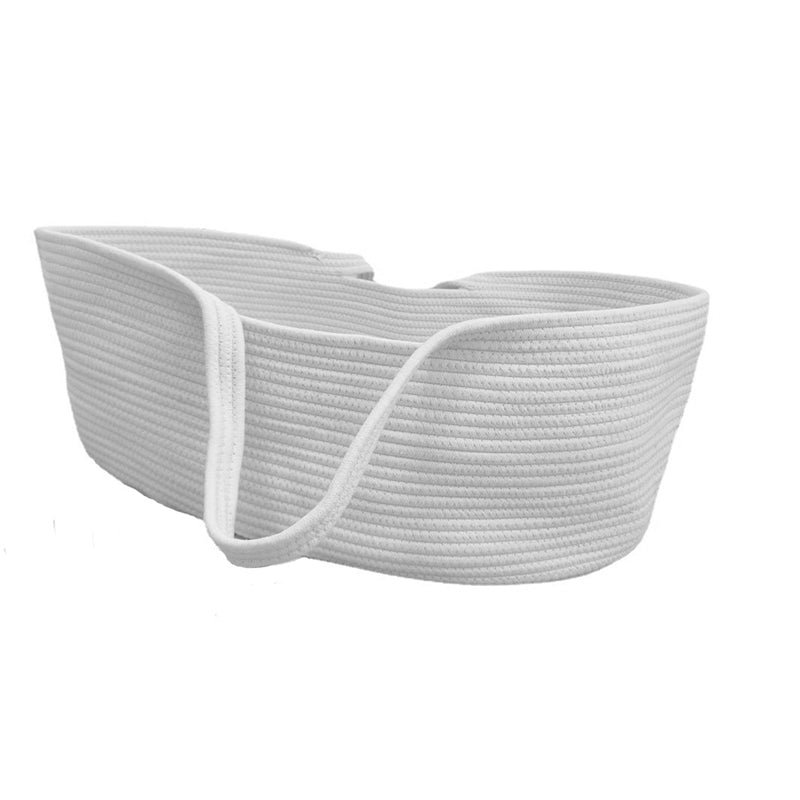 Portable Crib Cradle Oval Folding Moses Basket for Newborn and Baby