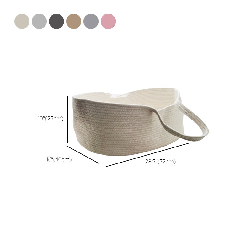 Portable Crib Cradle Oval Folding Moses Basket for Newborn and Baby