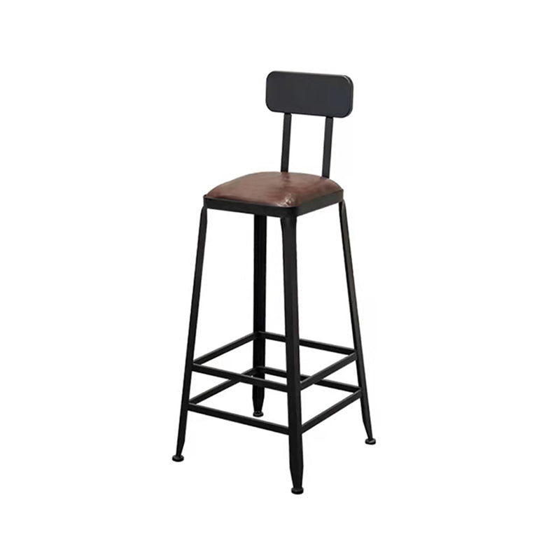 Rectangle Industrial Pub Table Set 1/4/7 Pieces Wooden Bar Table Set with Brown Stools