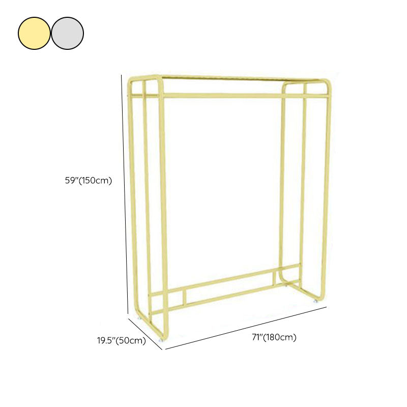 Simple Clothes Hanger Solid Color Metal Coat Rack for Living Room